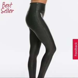 Spanx Felix leather leggings
